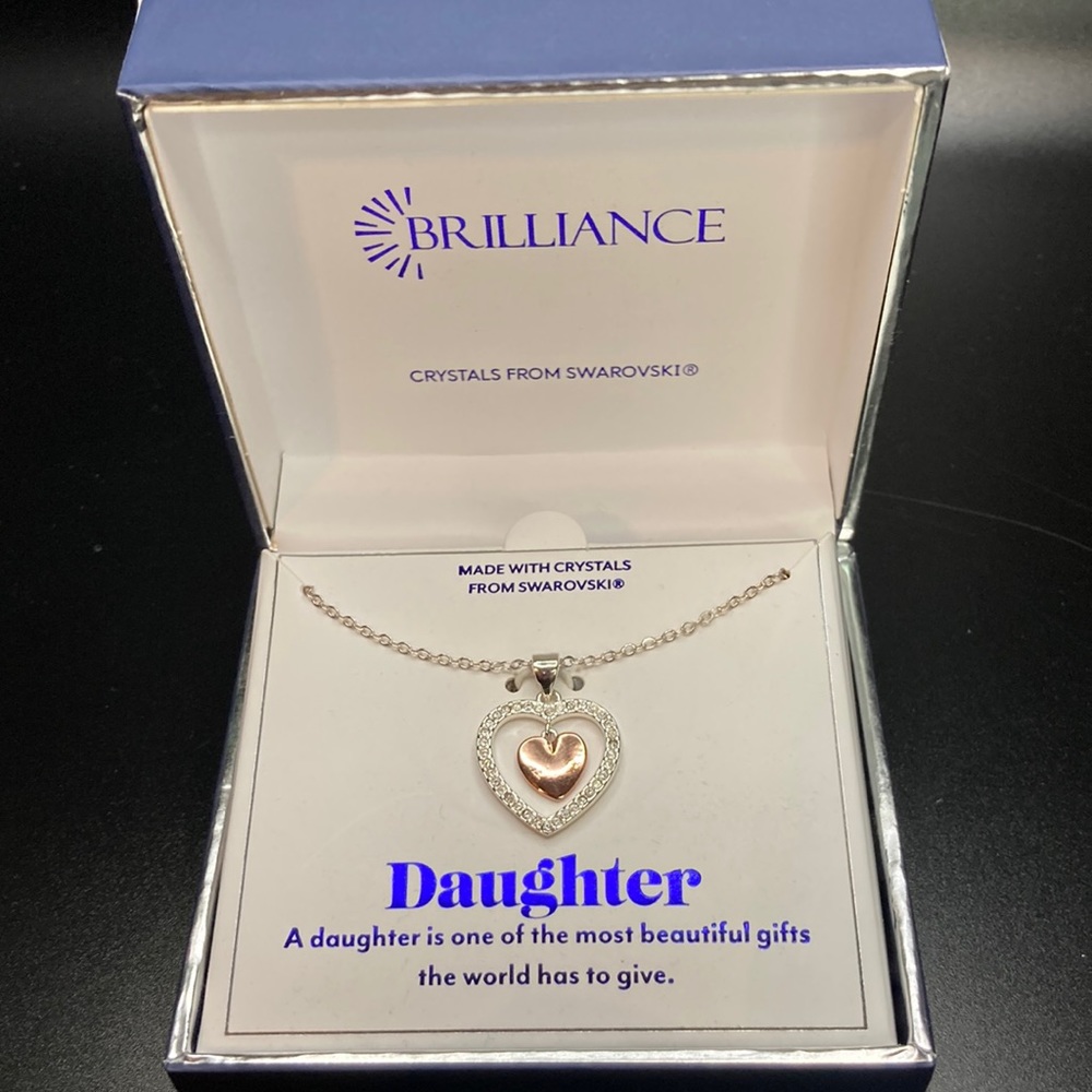 New in box Brilliance Heart Swarovski Necklace